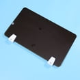 thumbnail image 1 of OULII 1Set Portable Desk Partition Barrier Panel Acrylic Divider Tawny for Office Use Employees, 1 of 5