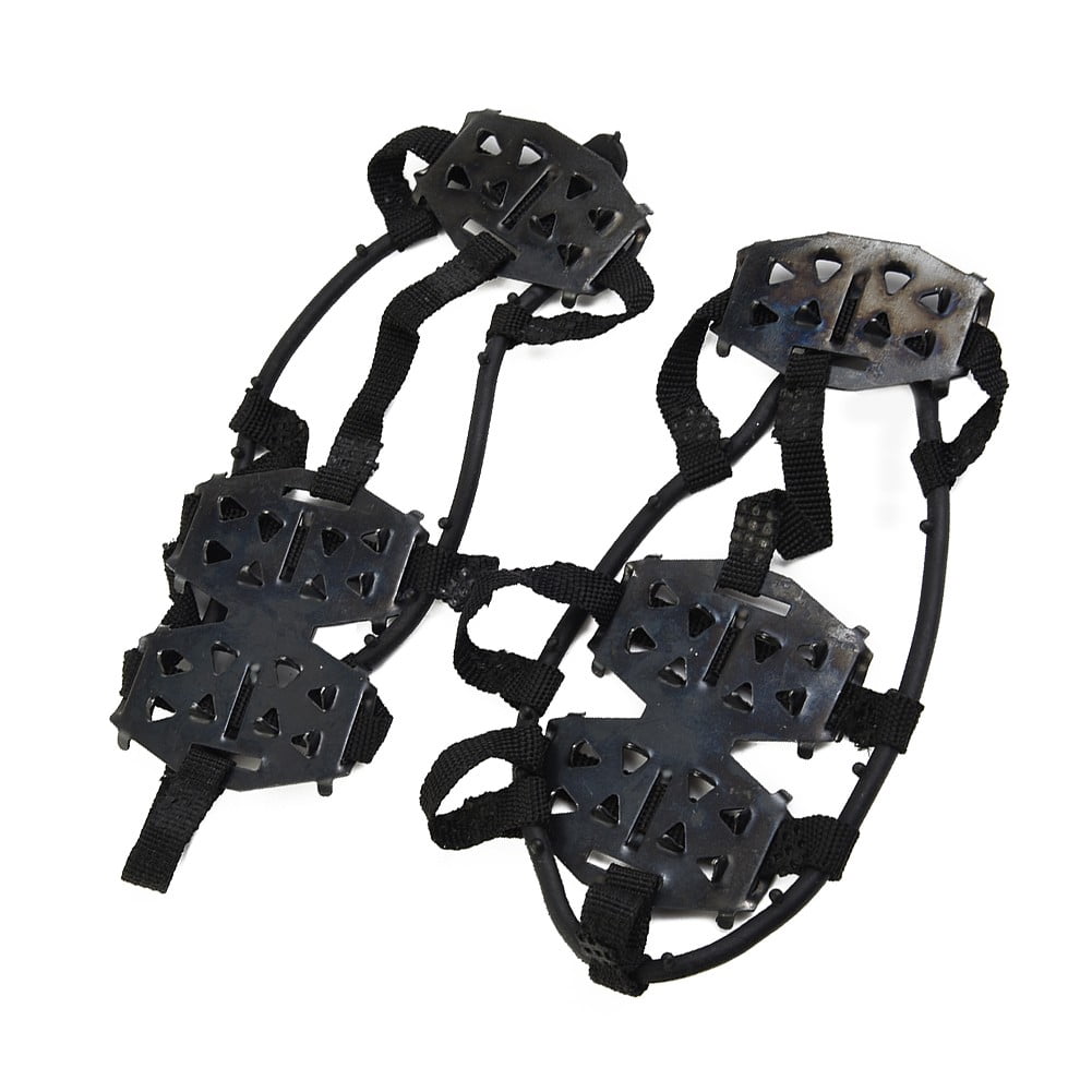 24 Studs AntiSkid Crampons Snow Ice Climbing Shoe Spikes Grip Cleats