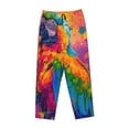 thumbnail image 4 of Daiia Colorful Parrot Jungle Dream A Women's Sleep Pant with Pockets and Drawstring,Pajama Pants-XX-Large, 4 of 9