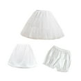thumbnail image 3 of Conjunto de enaguas cortas para niñas con pantalones cortos, moda para fiestas, bodas, juegos de rol 45 centímetros, 3 of 8