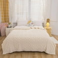 thumbnail image 1 of Knit Throw Blankets for Couch Lightweight Plush Soft Ice Blanket Breathable Temperature Controlled Air Conditioning Blanket In Summer Suitable for Constant Temperature Blanket In Air Conditioned Room, 1 of 9
