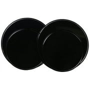 Round Electric Stovetop Burner Cover Set of 4, Black