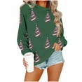 thumbnail image 5 of Winter Saving Talove Long Sleeve Shirts for Women Funny Graphic Sweatshirt Women Fall Clothes Long Sleeve Pullover Y2k Tops Womens Tops Christmas Shirts, 5 of 5