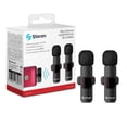 thumbnail image 2 of Micrófonos inalámbricos de solapa USB / USB C / Lightning, 20 m de alcance negro, 2 of 4