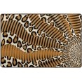 thumbnail image 4 of Dreamtimes Leopard Zebra Pattern Area Rug, 36"x24" Animal Texture Non-Slip Washable Indoor Door Mat, Absorbent Floor Mat for Bedroom Kitchen Entryway Bathroom, 4 of 7