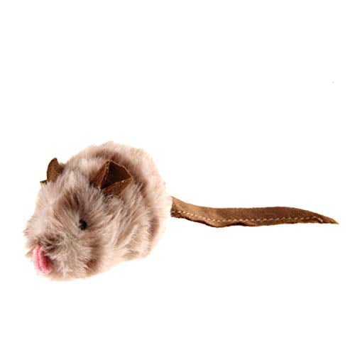 2PCS Funny Rat Cute Mouse Squeak Sound Playing Toy For Cat Kitten Pet Play Toys 