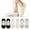 Beige, Grey, Black, variant on 18 Pairs No Show Socks Women for Flats 6 to 18 Pairs Non Slip Invisible Ultra Low Cut Socks Shoe Size 5-8