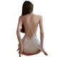 thumbnail image 1 of Camisón de verano con tirantes de seda helada para mujer, sexy, sin espalda, con encaje, puro deseo, primavera y otoño, 1 of 1