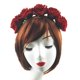 thumbnail image 2 of Diadema de rosas YUANXCMXG tono rojo, 2 of 5