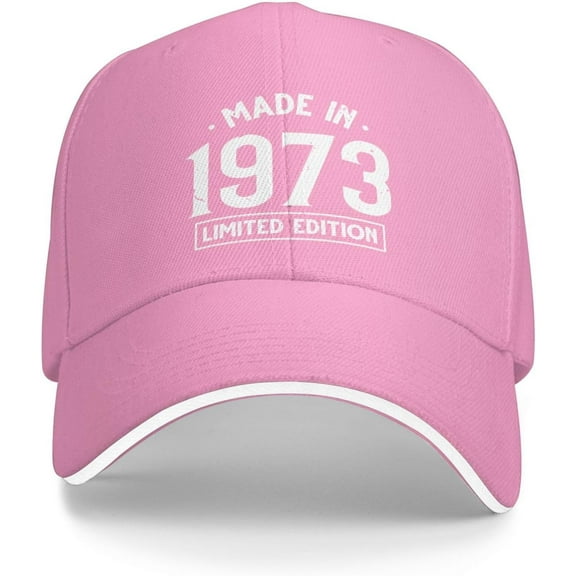 Women Men Vintage 1973 Trucker Hat Baseball Cap Funny Outdoor Travel Dad Caps
