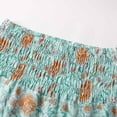 thumbnail image 7 of Women's Bohemian Floral Print Skirt Maxi Flowy Hem Casual High Waist Beach Holiday Vacation Light Green Skirt S, 7 of 7