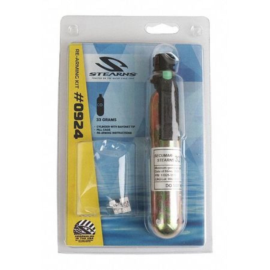 STEARNS 0924KIT00000 PFD Rearming Kit,with CO2 Cartridge