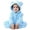 Sky Blue, variant on Wearable Blanket Hoodie, Plush Teddy One Piece Bear Suit for Baby, Girls and Boys,Fluffy, Warth Hood, Button-Front Closure