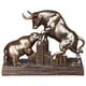 thumbnail image 1 of Estatua de toro y oso Escultura animal Artesanía coleccionable Obra de arte Toro de Wall Street Cobre, 1 of 9
