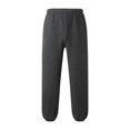 thumbnail image 7 of Men's Casual Pants Men’ s Small Quilted Warm Casual Pants Lined Sweatpants Wide Straight Leg Bottom Sweatpants Joggers Workout High Waisted Yoga With Pockets Dark Gray S, 7 of 7
