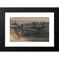 thumbnail image 2 of Thomas Shotter Boys 18x13 Black Modern Framed Museum Art Print Titled - The Footbridge, 2 of 5