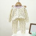 thumbnail image 2 of NOLDARES Toddler Boys Cotton Pajamas 2 Piece Set Long Sleeve Pullover Top and Pants Print Pjs Sleepwear Fall Winter 6-12 Months 12-24 Months 2t 3t 4t 5t 6t 7t 8t 9t Children,Purple,3-4 Y, 2 of 6