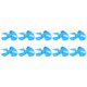 thumbnail image 4 of Hélice de barco, 10 piezas, hélice de 4 palas, hélice de plástico, hélice elegante y moderna, 4 of 9