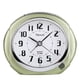 thumbnail image 1 of Reloj despertador de 4 pulgadas con retroiluminación, silencioso, de cuarzo analógico, funciona con pilas, 1 of 6