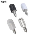 thumbnail image 3 of 10pc Self-tapping Screws Cabinet Bracket Laminate Support Glass Studs Pegs, 3 of 8