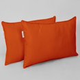 thumbnail image 2 of SNNROO Indoor/Outdoor Polyester Fabric Lumbar Pillow Cover  All-Weather Waterproof Rectangular Cushion Case for Patio Furniture 12” x 20”Set of 2-Yellow, 2 of 7
