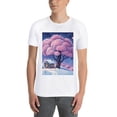 thumbnail image 4 of Basic Oversize Tees For WomenSnow Loose Boyfriend Shirts Casual Blouse round neck, 4 of 5