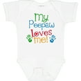 thumbnail image 3 of Inktastic My Peepaw Loves Me Boys or Girls Baby Bodysuit, 3 of 5
