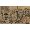 thumbnail image 2 of Bernard Gillam 14x10 Gold Ornate Wood Frame and Double Matted Museum Art Print Titled - Wanted a Reign of Prosperity (circa 1892), 2 of 4
