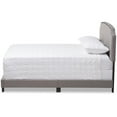thumbnail image 3 of Bowery Hill Nailhead Upholstered Queen Bed in Light Grey, 3 of 8