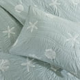 thumbnail image 4 of Harbor House Seaside 4 Piece Coverlet Set, King/California King, Dusty Blue, 4 of 5