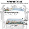 thumbnail image 6 of HELLHERO Fresh Flowers Autumn Rollator Walker Cover Back Rest Covers Soft Removable and Lightweight for Unisex, 6 of 7