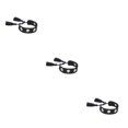 thumbnail image 4 of Guardurnaity unisex única de poliéster Pulseras de la amistad para hombres y mujeres Glamour personalizado Negro Type1 NO1, 4 of 6