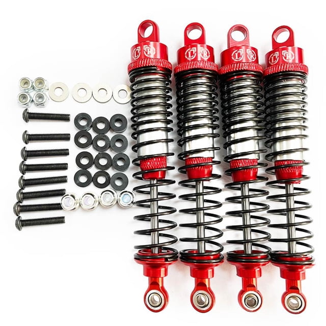 Amortiguador Trasero Delantero de Aleación de Aluminio Bewildely 4 Piezas para 1/10 RC Gen7
