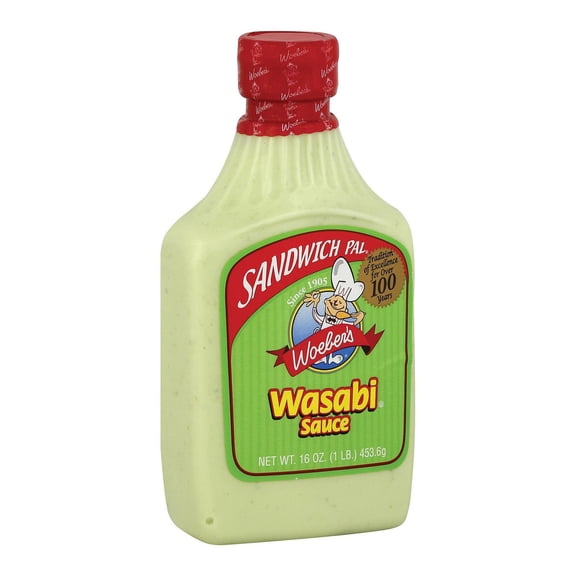 Woeber - Sauce Sandwich Pal Wasabi - 16 Oz, Case of 6