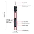 thumbnail image 2 of Ghojet Cordless Rotary Tool Rechargeable Engraving Pen with 300mAh Battery Electric Adjustable Speed Carving Pen Portable Wood Engraving Tool for Sanding Polishing Drilling Etching, 2 of 8