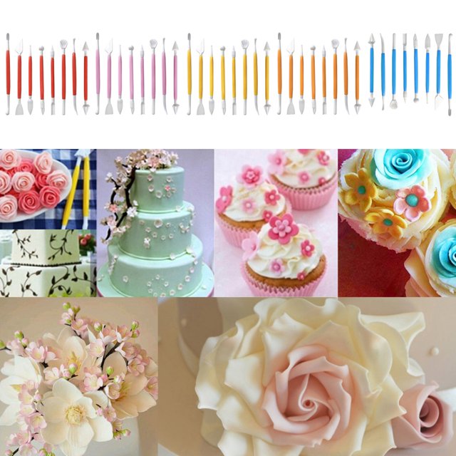 Gwong hogar 8pcs tallado de taller de taller de azúcar Decoración de pasteles de fondant herramientas para hornear Gwong 21022886