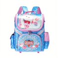 thumbnail image 2 of 1pc Kids Butterfly Kitten Soccer Pattern Schoolbag, Spine Protection Backpack, Adjustable Straps Boys And Girls Backpack, Children's Backpack For Kindergarten Primary School Students, 2 of 5