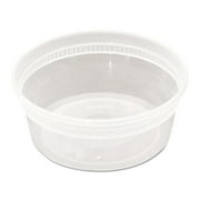 Pactiv Corp. YL2508 Newspring DELTainer 1.13 in. x 2.8 in. x 1.33 in. 8 oz. Microwavable Plastic Container - Clear (240/Carton)
