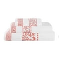 thumbnail image 2 of Superior Athens 3-Piece Cotton Greek Scroll Towel Set, Coral, 2 of 8