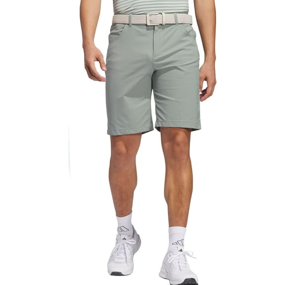 Adidas Ultimate365 5-Pocket Lightweight Men's Golf Shorts, 34" Silver Green -