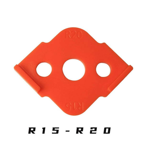 Plantillas De Fresado Para Carpintería, Juego De 4 Piezas Con Calibres De Esquina De R5 a R40, Abs Endurecido Por Cnc Para Cortes De Precisión, Ideal Para Mesas, Sillas Y Cuadros.,Vsgery