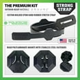 thumbnail image 2 of Blazer Brand Strong Strap Lid Lock for 32–96 Gallon Outdoor Garbage Cans, No Tools Required, Durable, Black, 1 Pack, 2 of 7