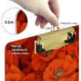 thumbnail image 4 of FMSHPON Beautiful Red Poppy Flowers Floral Pattern Clipboard Hardboard Wood Nursing Clip Board and Pull for Standard A4 Letter 13x9 inches, 4 of 5