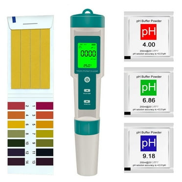 Multifunctional Digital 7 in 1 Water Quality Tester Portable High Accurancy Water Quality Test Pen Water Quality Measurement Tool Water PH/TDS/EC/Salinity/ORP/S.G/Temperature Measuring