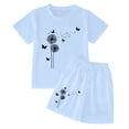 thumbnail image 4 of CAIXIA Summer Outfits For Girl 2 Piecegirls 2-Piece Outfit Set Girls Summer Casual Outfit Set Short Sleeve Graphic Tee with Pocket Shorts Comfortable Clothes,11-12 Years, 4 of 4