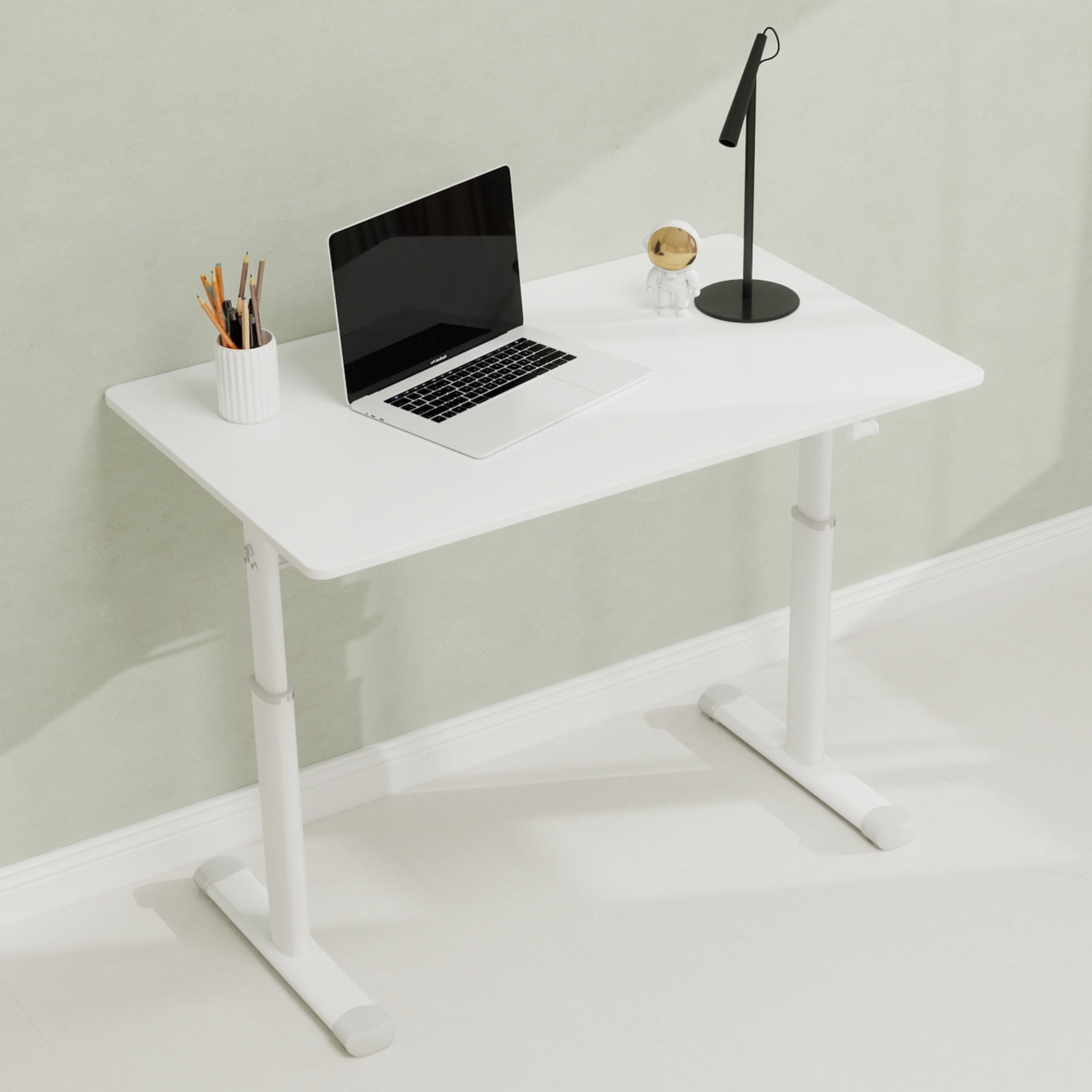 Adjustable Study Desk for Children and Adults, Height-Adjustable, Multifunctional Home Office Desk, Compact Design, 60x100cm
