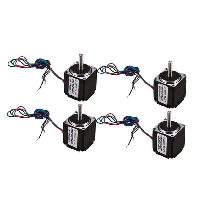 4X NEMA 11 28 Motor Paso A Paso HíBrido 1.8 Grados 2 Fases 4 Cables Motor Paso A Paso de 32 mm para Enrutador CNC