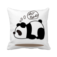 thumbnail image 1 of Imagination Panda Floating Eyes Throw Pillow Sleeping Sofa Cushion Cover, 1 of 3