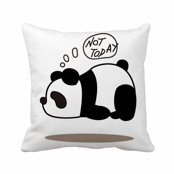 Imagination Panda Floating Eyes Throw Pillow Sleeping Sofa Cushion Cover