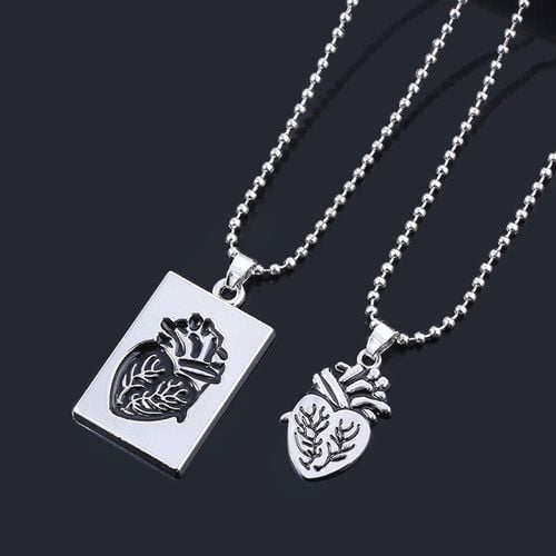 Tree anatomical hot sale heart necklace